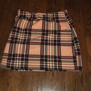 Brand new plaid mini skirt!